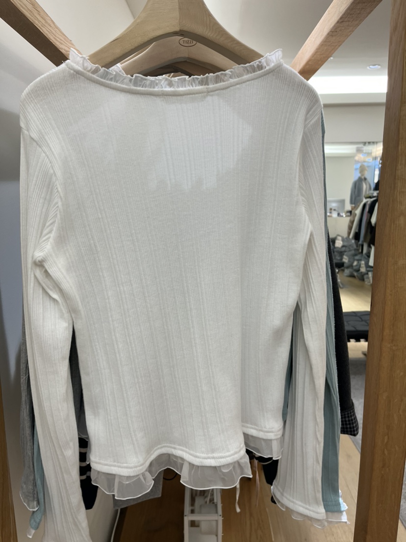 TIZZI東大門直郵㊣女裝新款推薦真品熱賣休閑人氣職業長袖T恤TIZZI長袖T恤