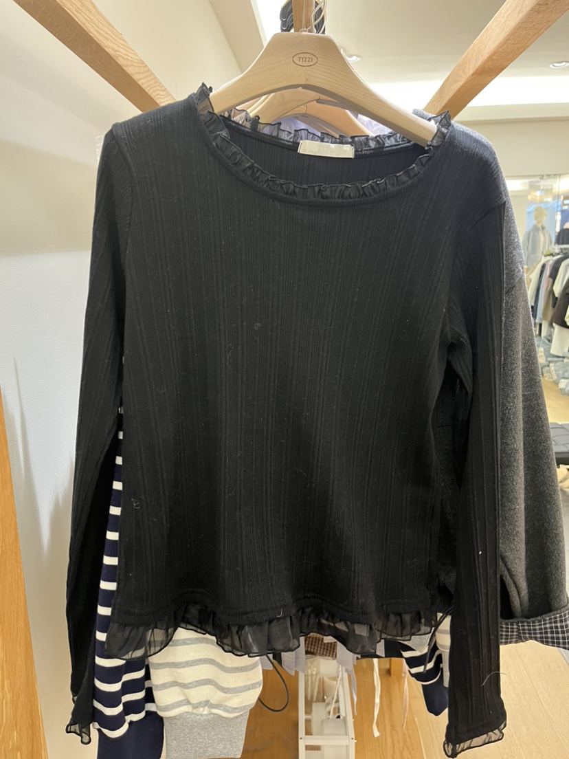 TIZZI東大門直郵㊣女裝新款推薦真品熱賣休閑人氣職業長袖T恤TIZZI長袖T恤圖色4