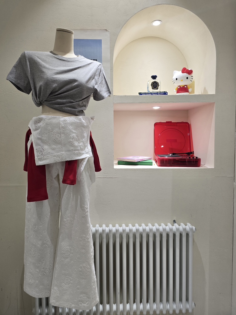 LIKEVAM㊣東大門代購女士新款真品休閑職業26春夏背帶褲鏤空LIKEVAM背帶褲