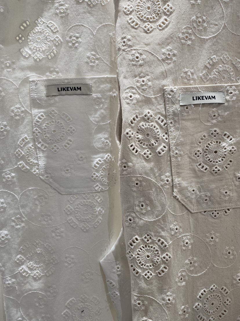 LIKEVAM㊣東大門代購女士新款真品休閑職業26春夏背帶褲鏤空LIKEVAM背帶褲