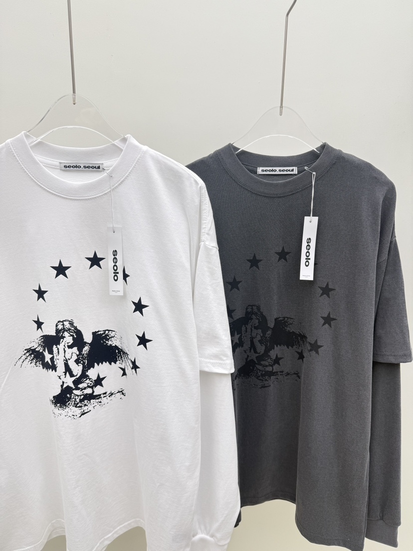 SEOLO㊣東大門代購女士新款時尚真品熱賣人氣推薦職業長袖T恤Seolo seoul長袖T恤