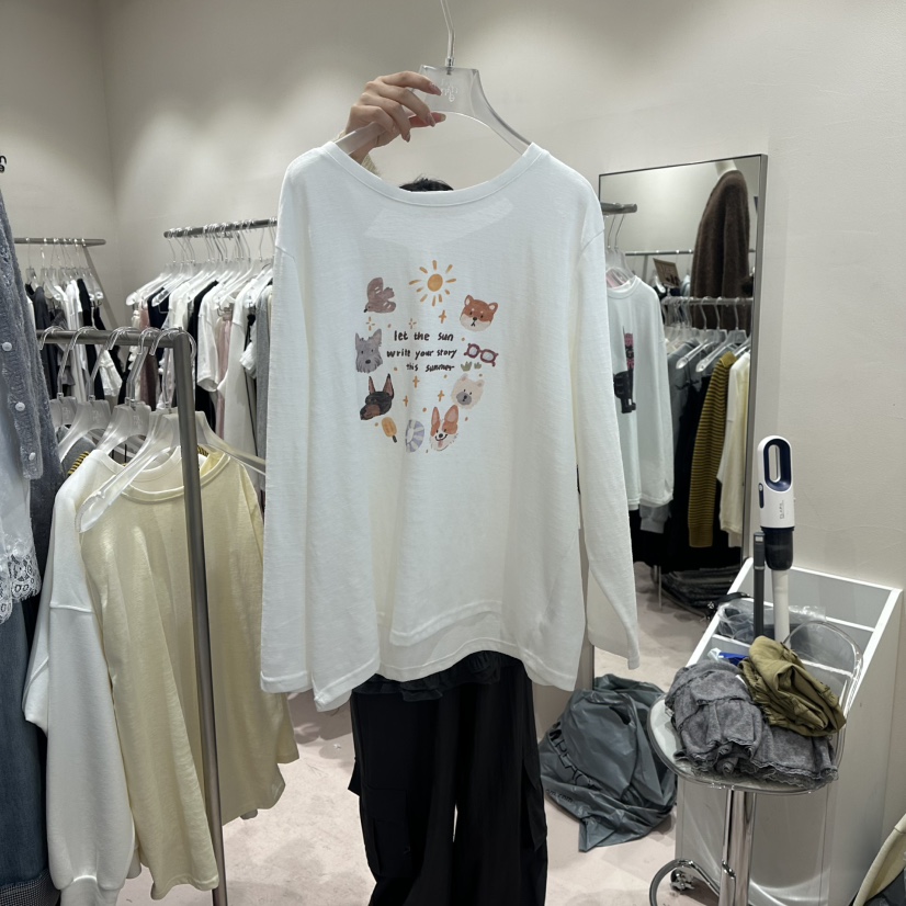 MIMME/LOOKK東大門直郵㊣女士新品人氣推薦熱賣長袖T恤春款MIMME/LOOKK長袖T恤圖色2