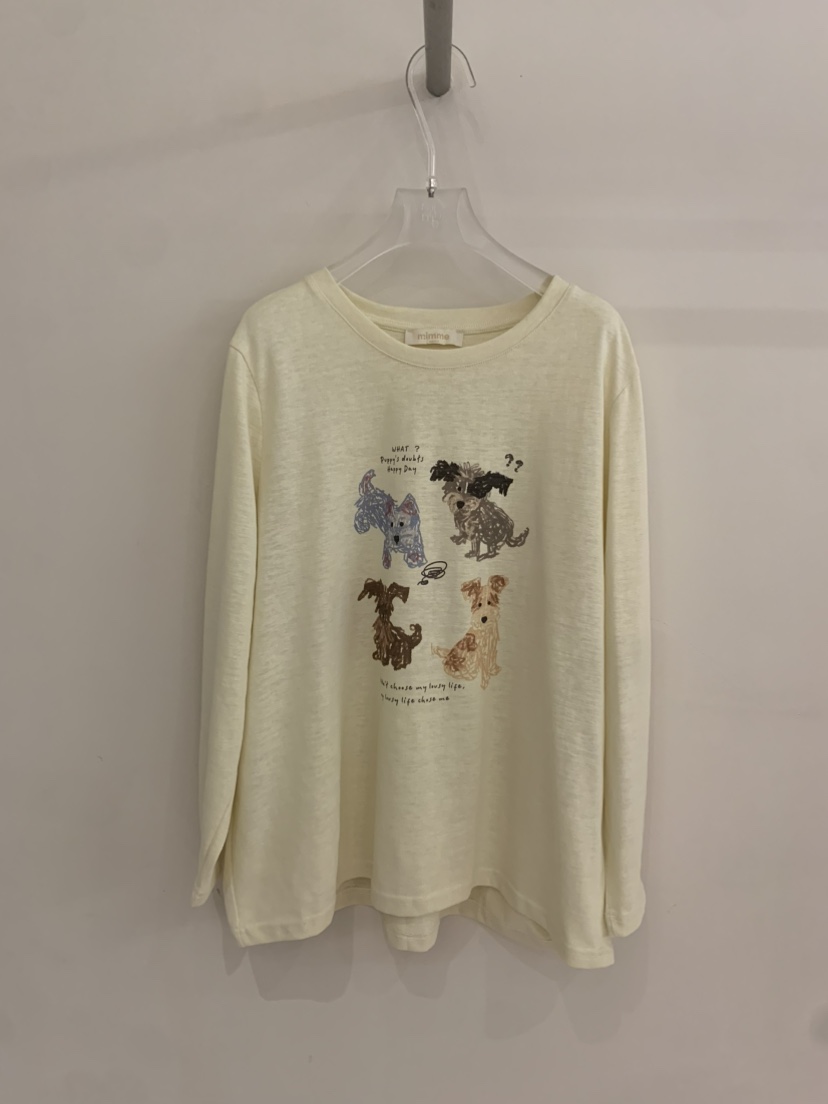 MIMME/LOOKK㊣東大門實拍女士新品熱賣人氣職業長袖T恤春款MIMME/LOOKK長袖T恤圖色1