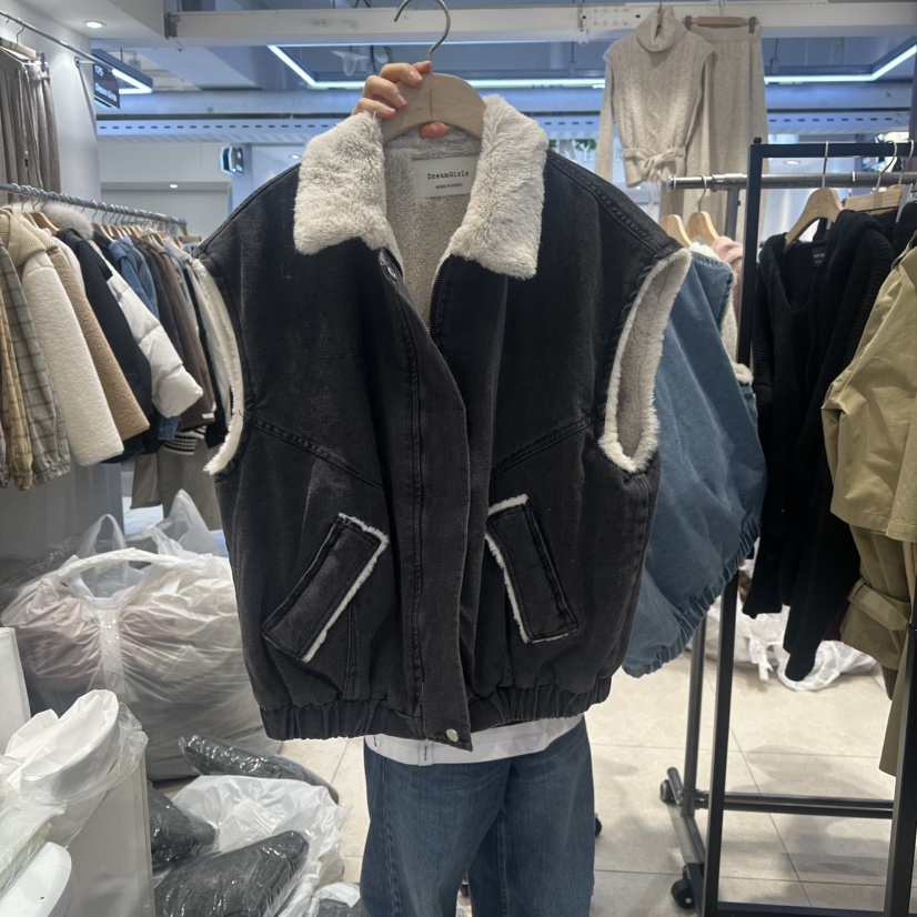 DREAM GIRIS/HOT PLACE㊣東大門實拍女士新品職業人氣馬甲DREAM GIRIS/HOT PLACE馬甲圖色2