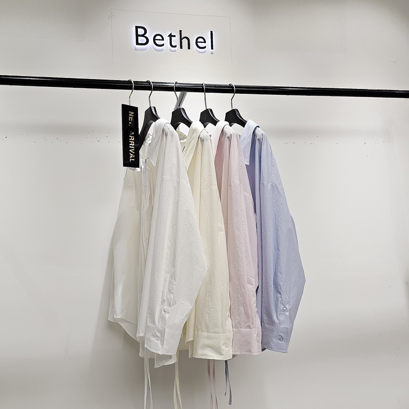 BETHEL㊣東大門實拍女士新品人氣推薦真品時尚襯衫蕾絲衫春款BETHEL襯衫/蕾絲衫