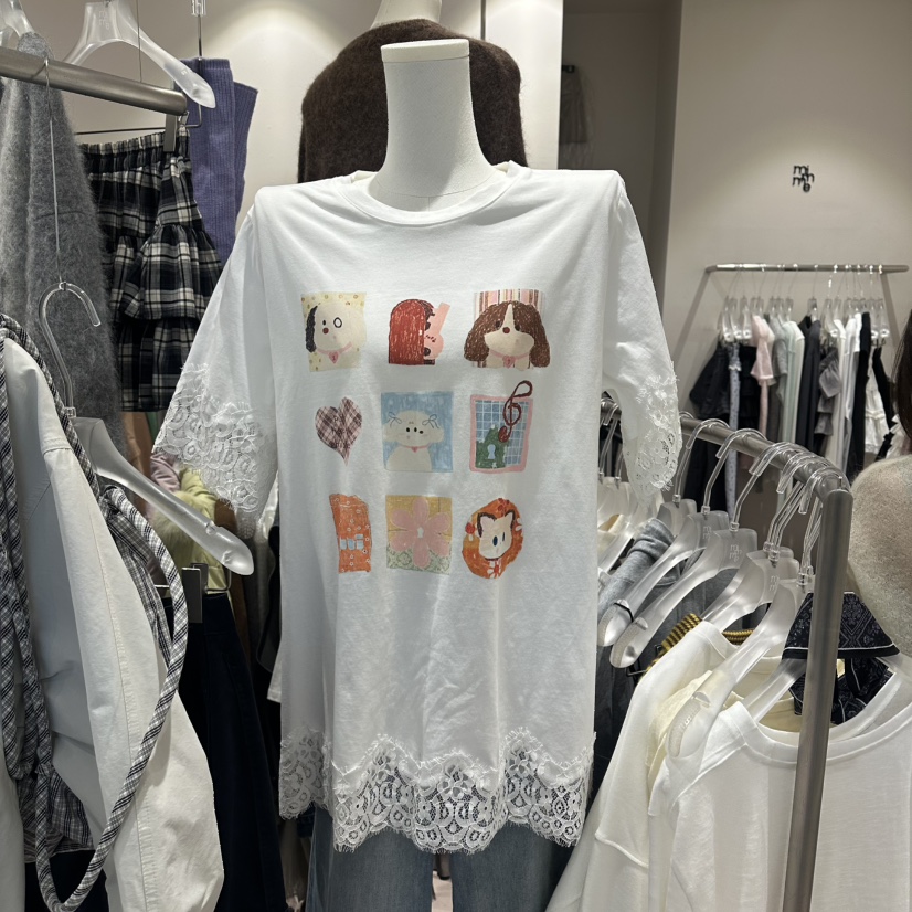 MIMME/LOOKK㊣東大門代購女士新款推薦職業人氣熱賣T恤春款MIMME/LOOKKT恤圖色1