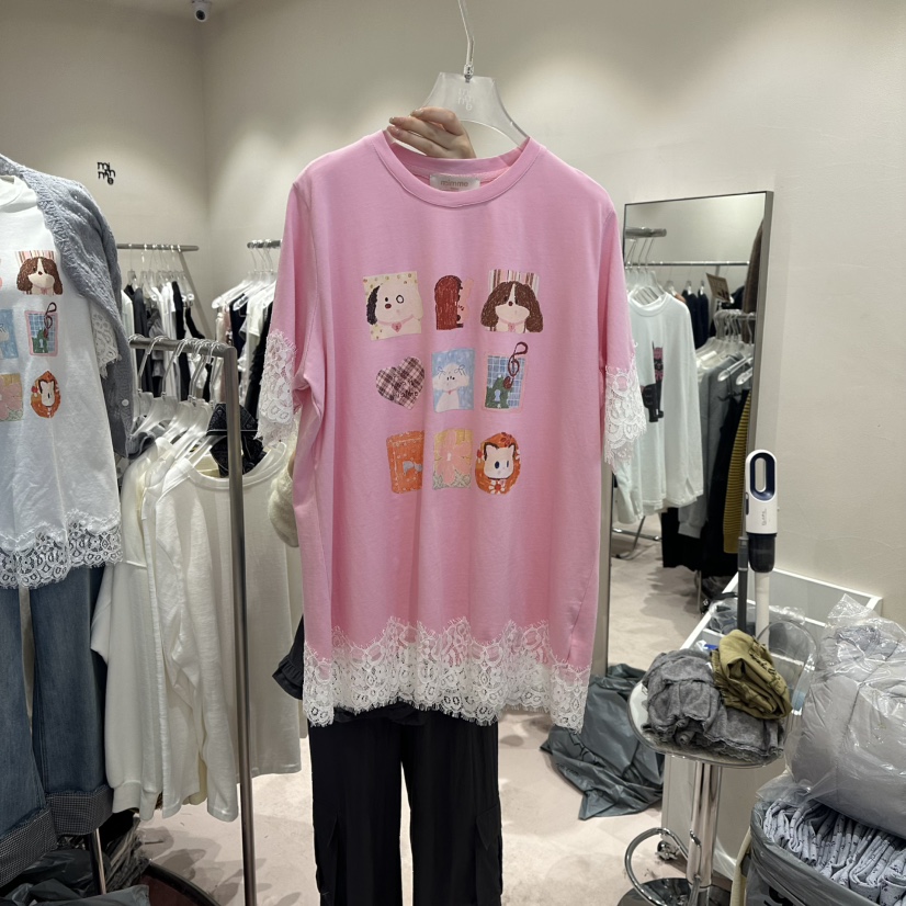 MIMME/LOOKK㊣東大門代購女士新款推薦職業人氣熱賣T恤春款MIMME/LOOKKT恤圖色2