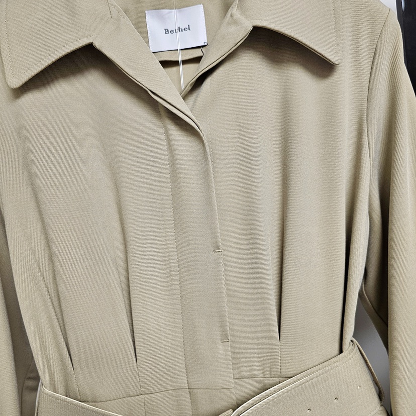 BETHEL㊣東大門實拍女士新款熱賣時尚26春夏連衣裙含腰帶春款BETHEL連衣裙