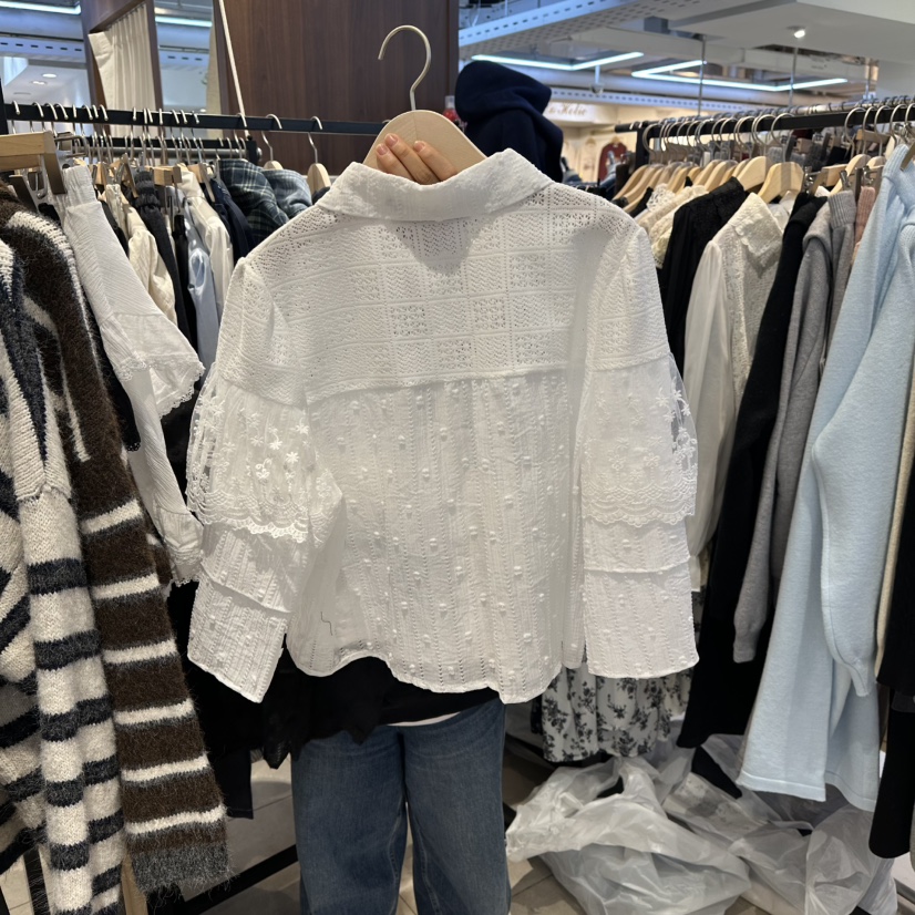 DREAM GIRIS/HOT PLACE㊣東大門實拍女裝新款職業襯衫蕾絲衫DREAM GIRIS/HOT PLACE襯衫/蕾絲衫