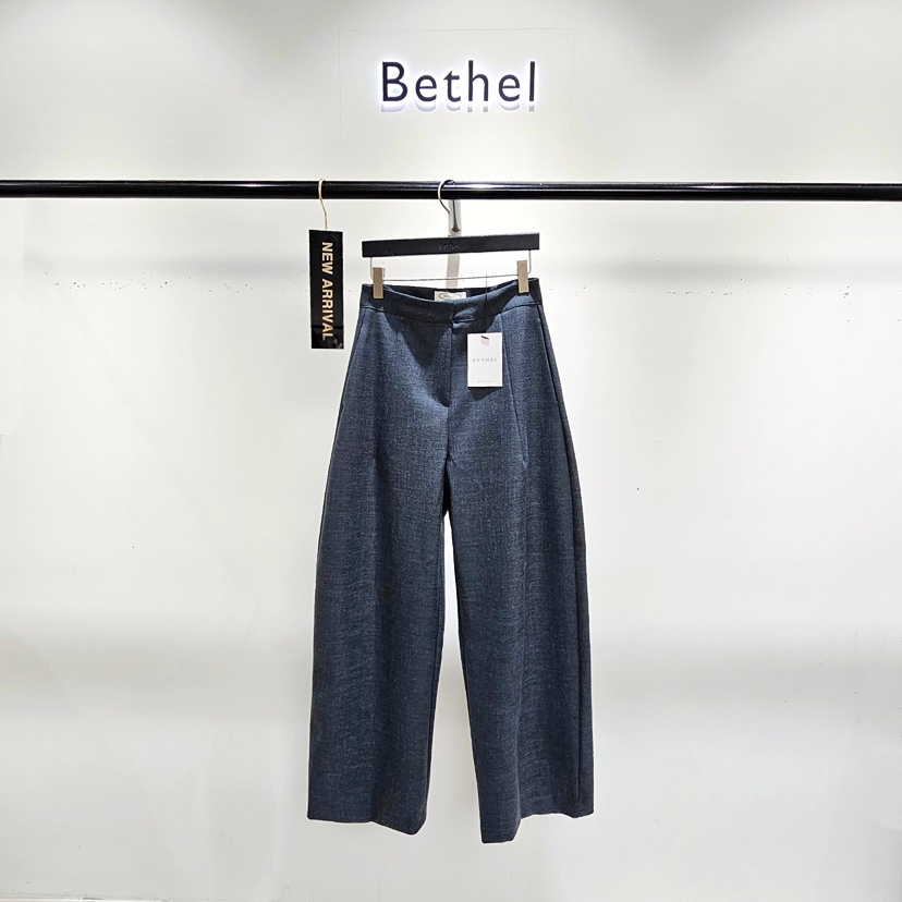BETHEL㊣東大門代購女士新品職業熱賣真品26春夏休閑褲春款BETHEL休閑褲圖色1