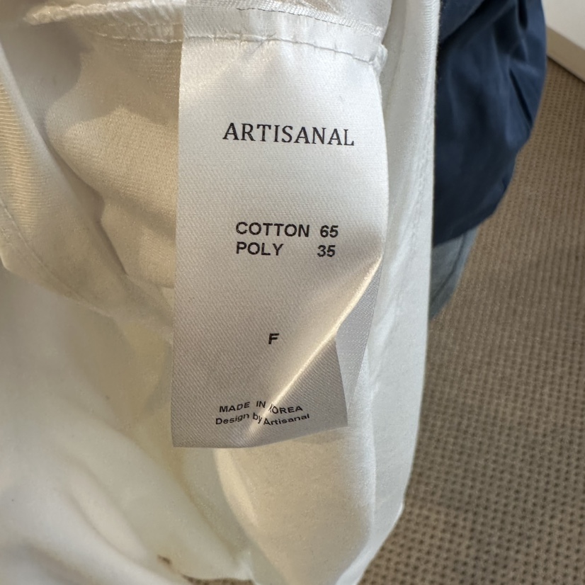 ARTISANAL韓國直郵㊣女士新品時尚推薦職業長袖T恤春款褶裥ARTISANAL長袖T恤