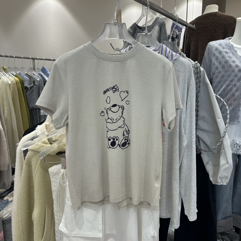 MIMME/LOOKK東大門直郵㊣女裝新款休閑職業時尚真品T恤春款MIMME/LOOKKT恤圖色2