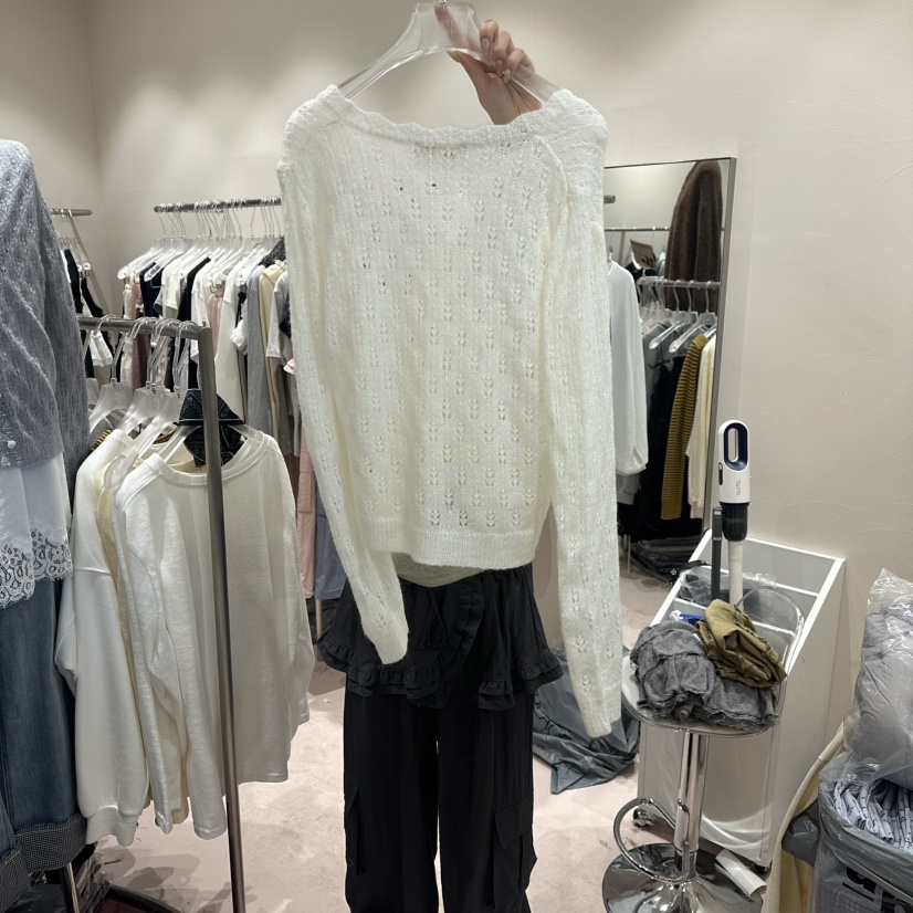 MIMME/LOOKK東大門直郵㊣女士新品職業針織衫不含內搭馬海毛春款MIMME/LOOKK針織衫