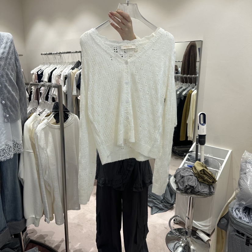 MIMME/LOOKK東大門直郵㊣女士新品職業針織衫不含內搭馬海毛春款MIMME/LOOKK針織衫圖色1