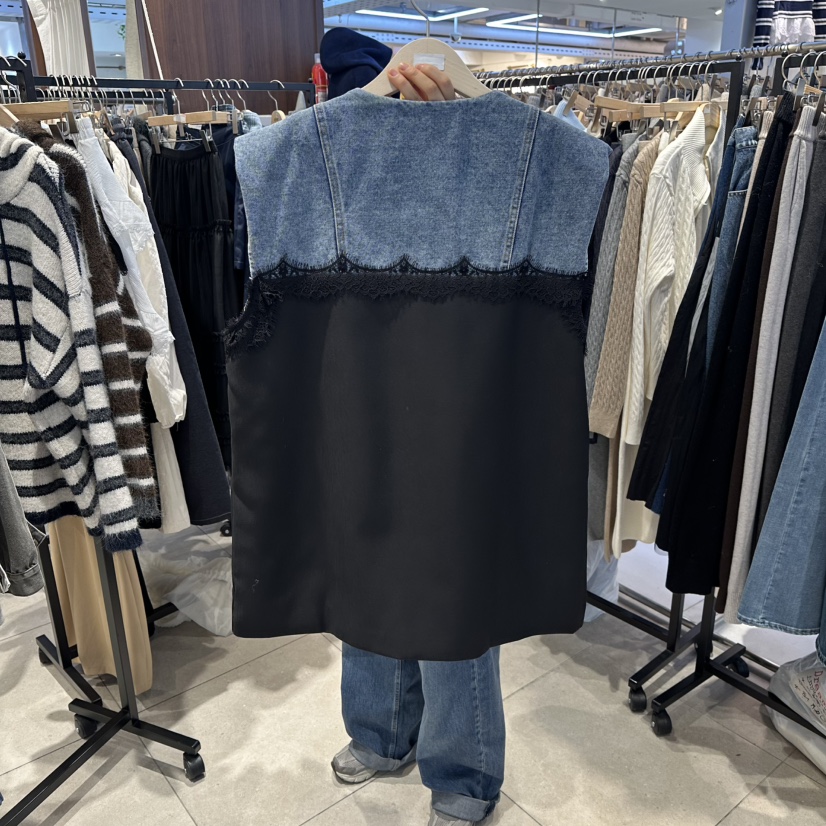 DREAM GIRIS/HOT PLACE㊣東大門代購女士新品時尚馬甲蕾絲DREAM GIRIS/HOT PLACE馬甲