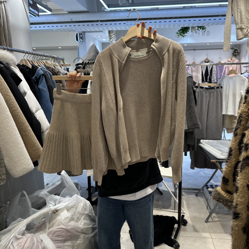 DREAM GIRIS/HOT PLACE韓國代購㊣女裝新款時尚套裝三件套DREAM GIRIS/HOT PLACE套裝圖色1