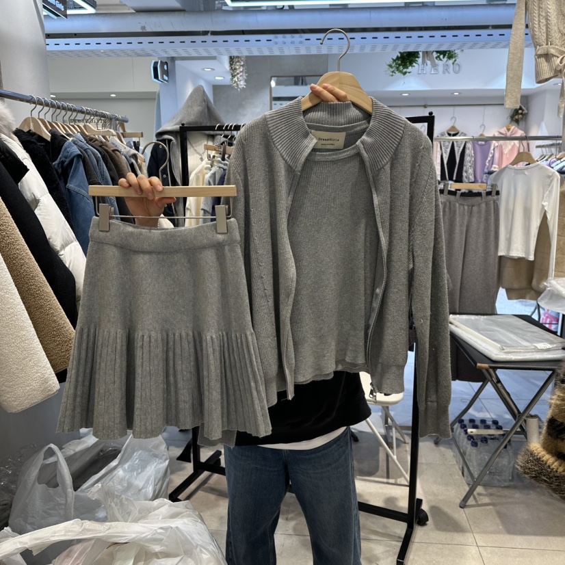 DREAM GIRIS/HOT PLACE韓國代購㊣女裝新款時尚套裝三件套DREAM GIRIS/HOT PLACE套裝圖色4