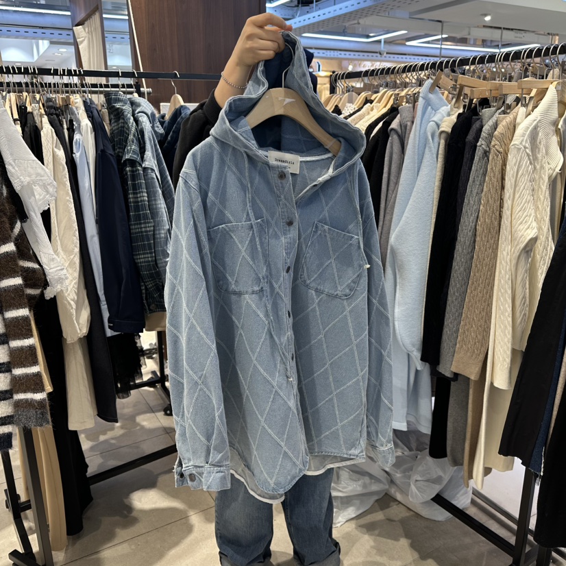 DREAM GIRIS/HOT PLACE韓國代購㊣女裝新品時尚夾克兜帽DREAM GIRIS/HOT PLACE夾克圖色1