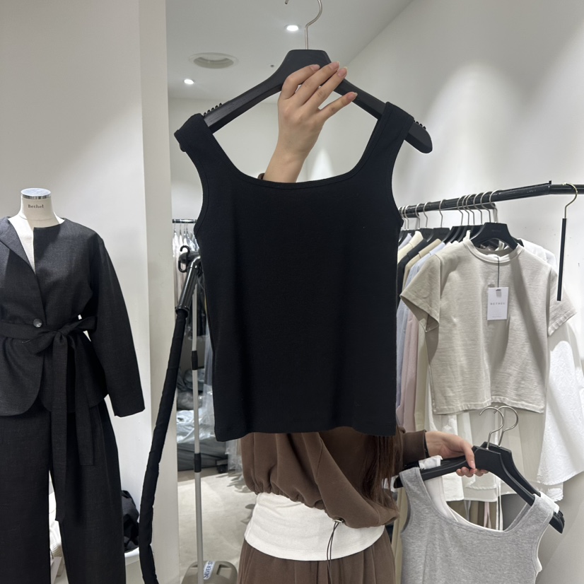 BETHEL韓國代購㊣女裝新款熱賣時尚休閑人氣真品吊帶背心春款BETHEL吊帶/背心