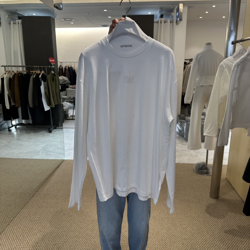 ARTISANAL東大門直郵㊣女裝新品熱賣時尚26春夏長袖T恤春款ARTISANAL長袖T恤圖色1