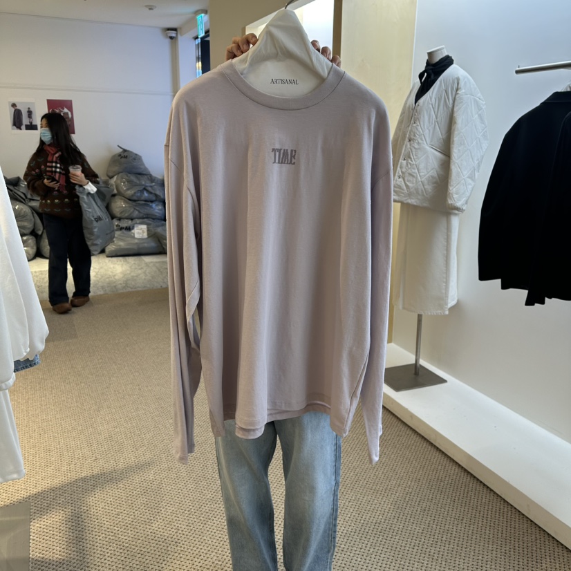 ARTISANAL東大門直郵㊣女裝新品熱賣時尚26春夏長袖T恤春款ARTISANAL長袖T恤圖色3