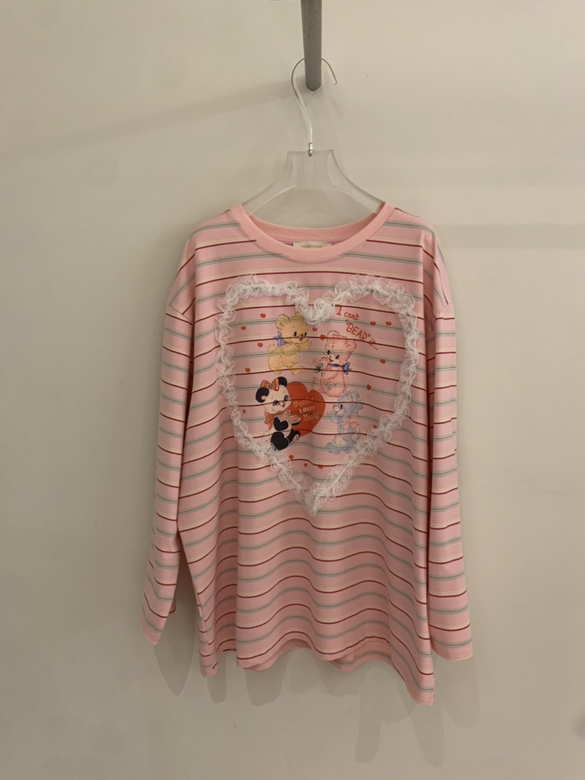 MIMME/LOOKK韓國代購㊣女裝新品推薦人氣休閑真品長袖T恤春款MIMME/LOOKK長袖T恤圖色1