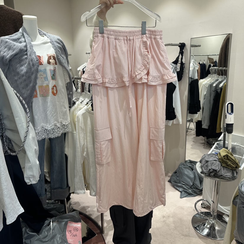 MIMME/LOOKK東大門直郵㊣女士新品休閑熱賣裙褲工裝春款連帽MIMME/LOOKK裙褲圖色1