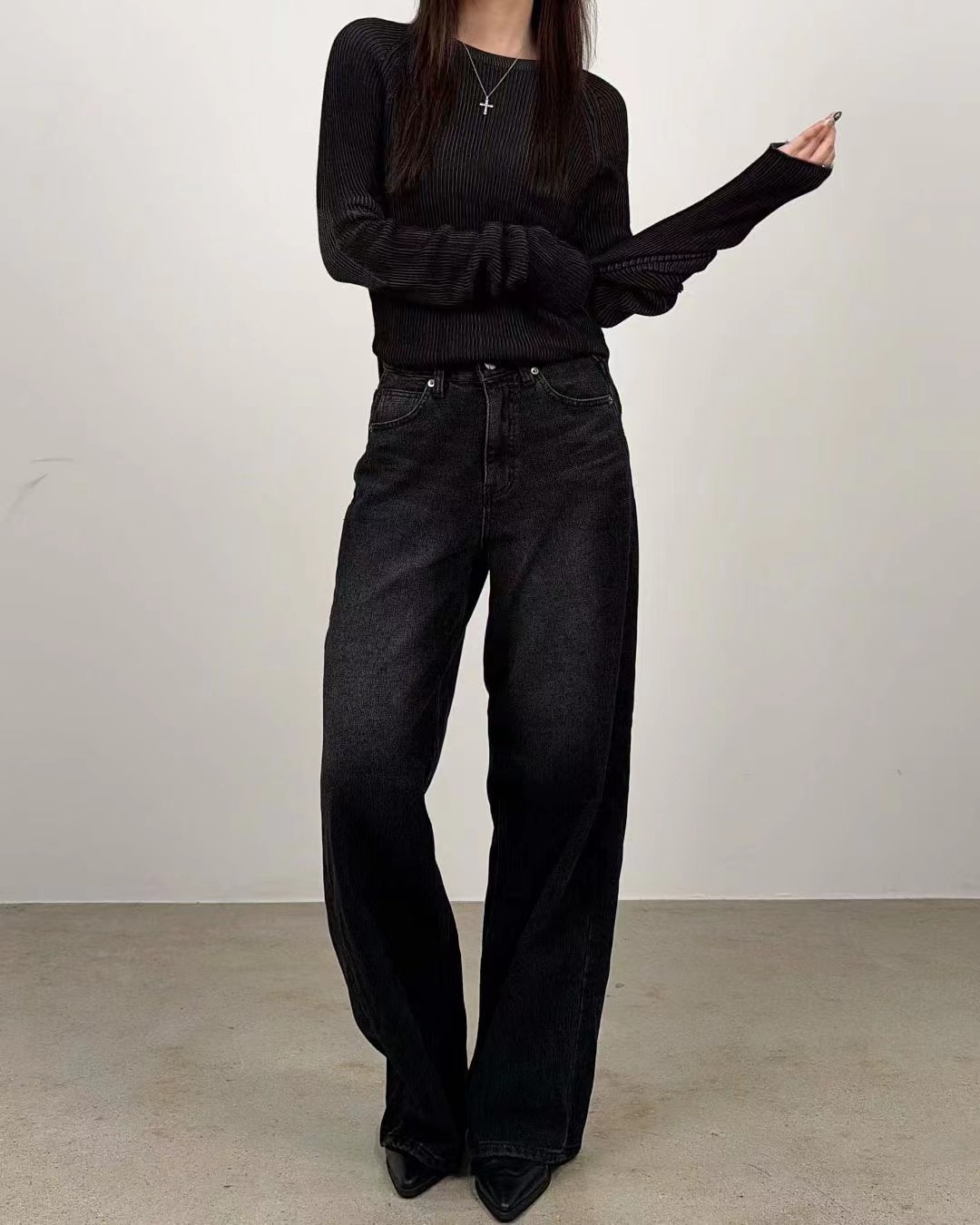 VIVITIKO㊣東大門代購女士新款熱賣時尚人氣真品推薦牛仔褲VIVITIKO牛仔褲