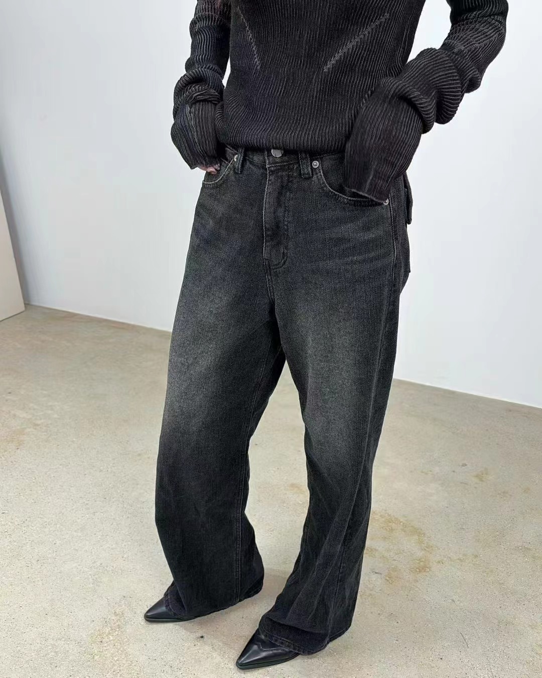 VIVITIKO㊣東大門代購女士新款熱賣時尚人氣真品推薦牛仔褲VIVITIKO牛仔褲圖色1