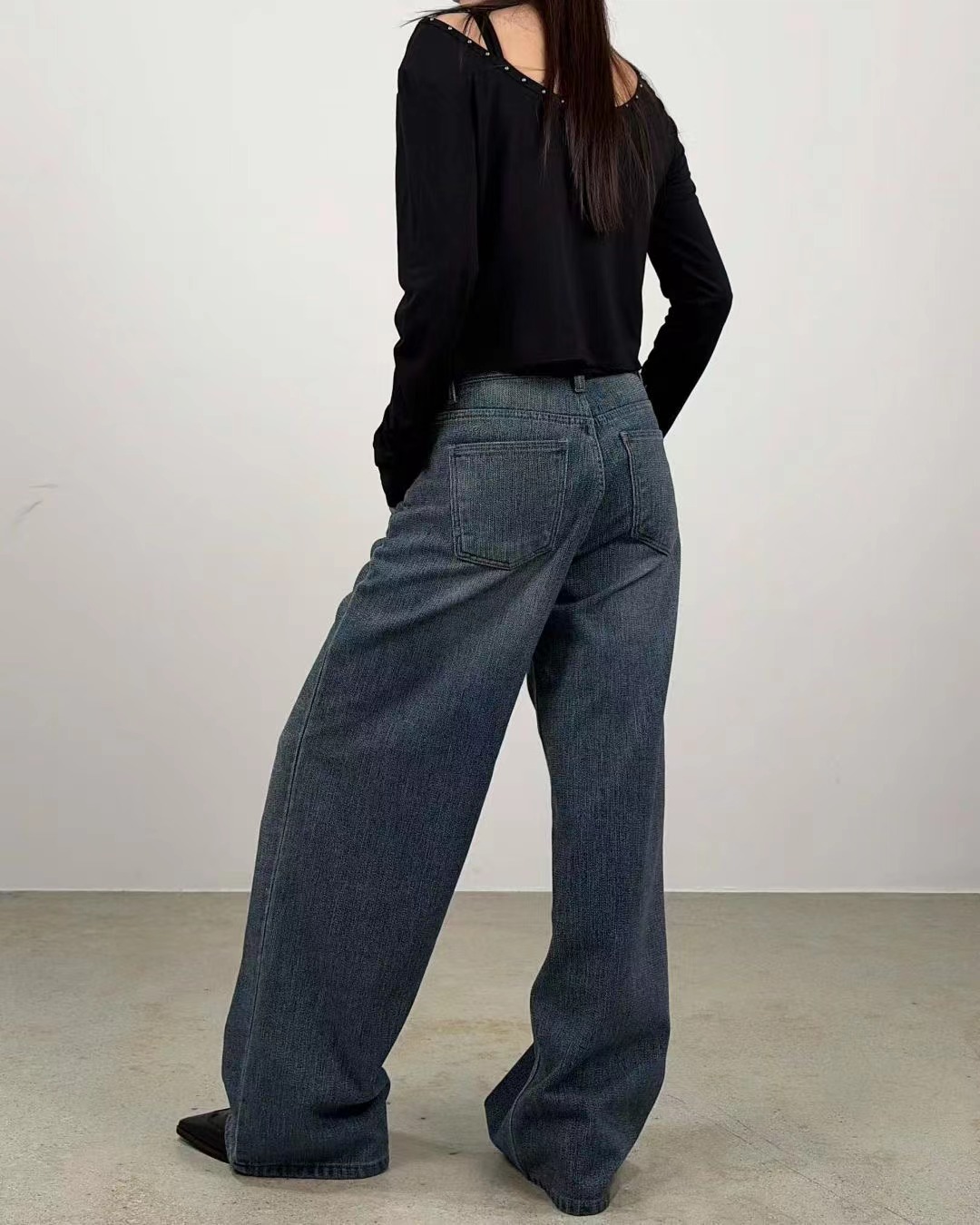 VIVITIKO韓國直郵㊣女士新品休閑熱賣時尚26春夏人氣牛仔褲VIVITIKO牛仔褲