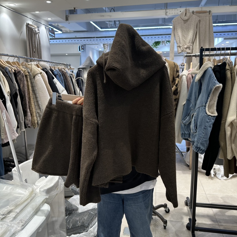 DREAM GIRIS/HOT PLACE㊣東大門實拍女士新品休閑套裝套裝連帽DREAM GIRIS/HOT PLACE套裝