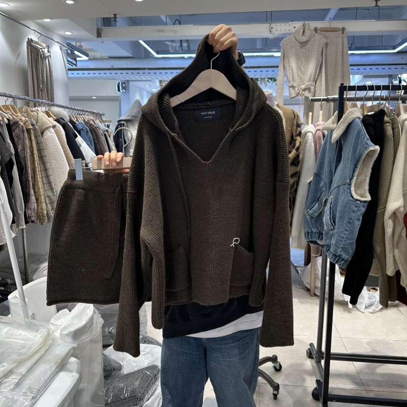 DREAM GIRIS/HOT PLACE㊣東大門實拍女士新品休閑套裝套裝連帽DREAM GIRIS/HOT PLACE套裝圖色6