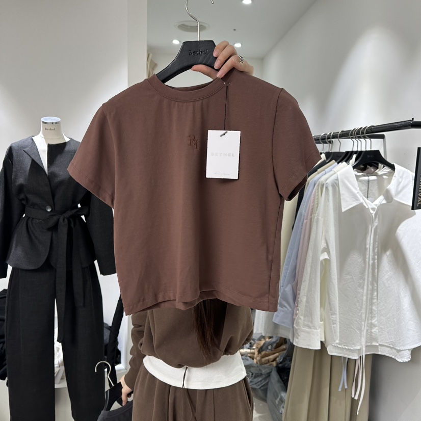 BETHEL東大門直郵㊣女裝新款推薦26春夏休閑人氣時尚T恤春款BETHELT恤圖色3