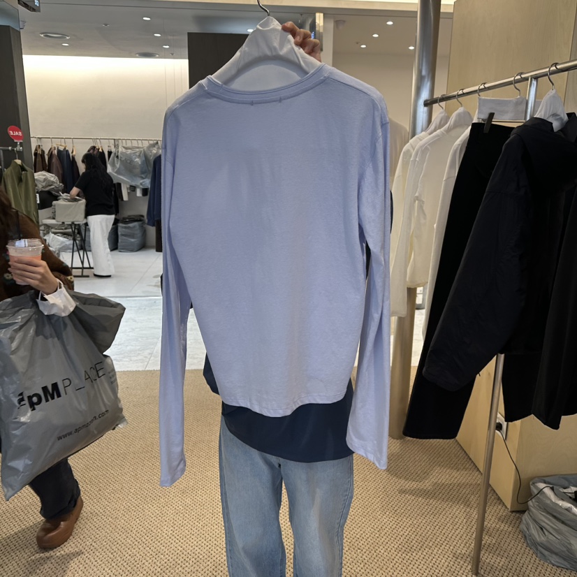 ARTISANAL㊣東大門實拍女士新品休閑熱賣推薦人氣長袖T恤春款ARTISANAL長袖T恤