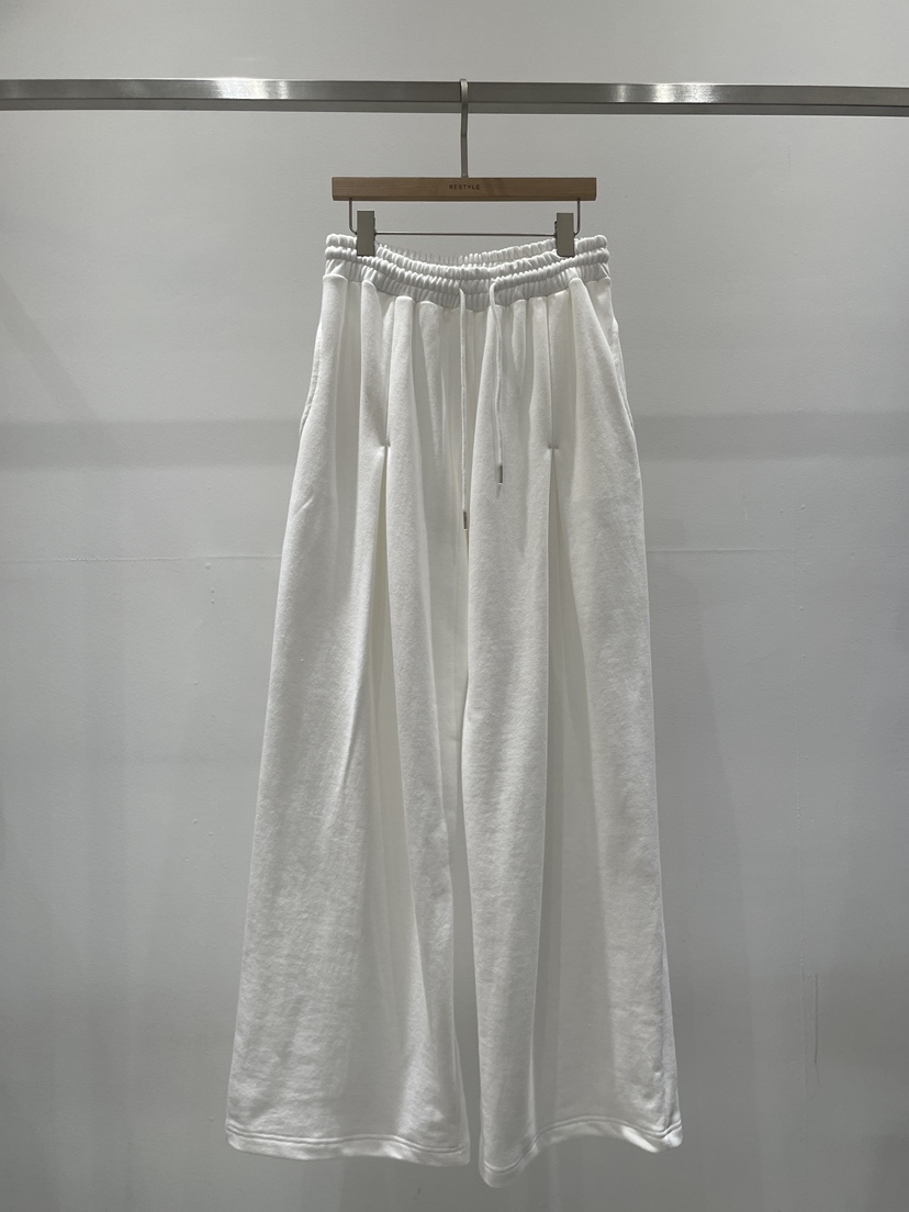 RE STYLE-Q韓國代購㊣女裝新款推薦熱賣職業26春夏休閑褲春款RE STYLE休閑褲圖色1