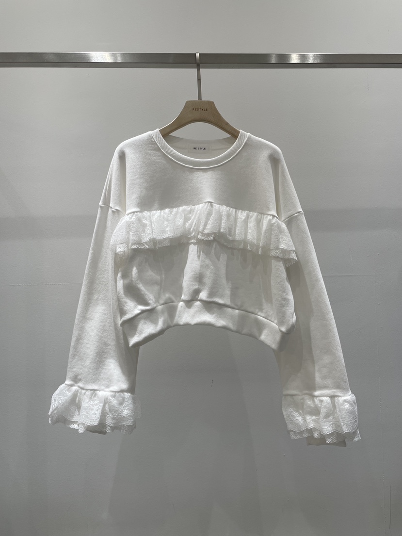 RE STYLE-Q韓國代購㊣女裝新品熱賣推薦真品休閑衛衣春款RE STYLE衛衣圖色1