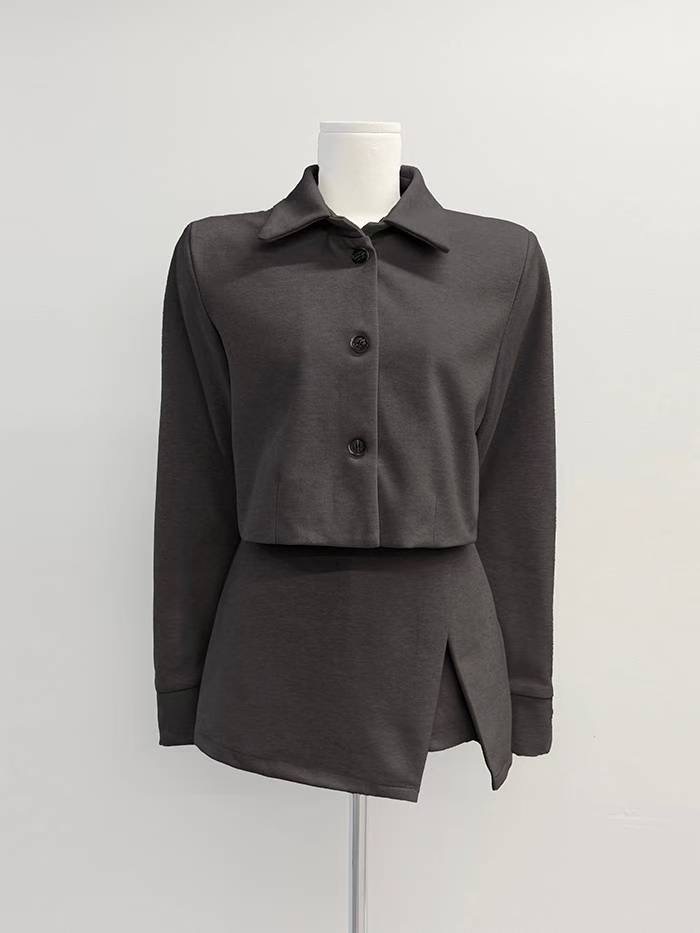 IT東大門直郵女裝新品推薦人氣25秋冬時尚休閑職業熱賣套裝IT套裝圖色2