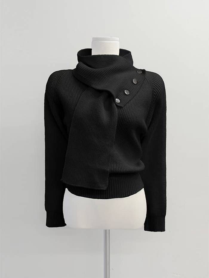 IT東大門實拍女裝新品人氣休閑職業熱賣推薦針織衫不含圍巾IT針織衫圖色3