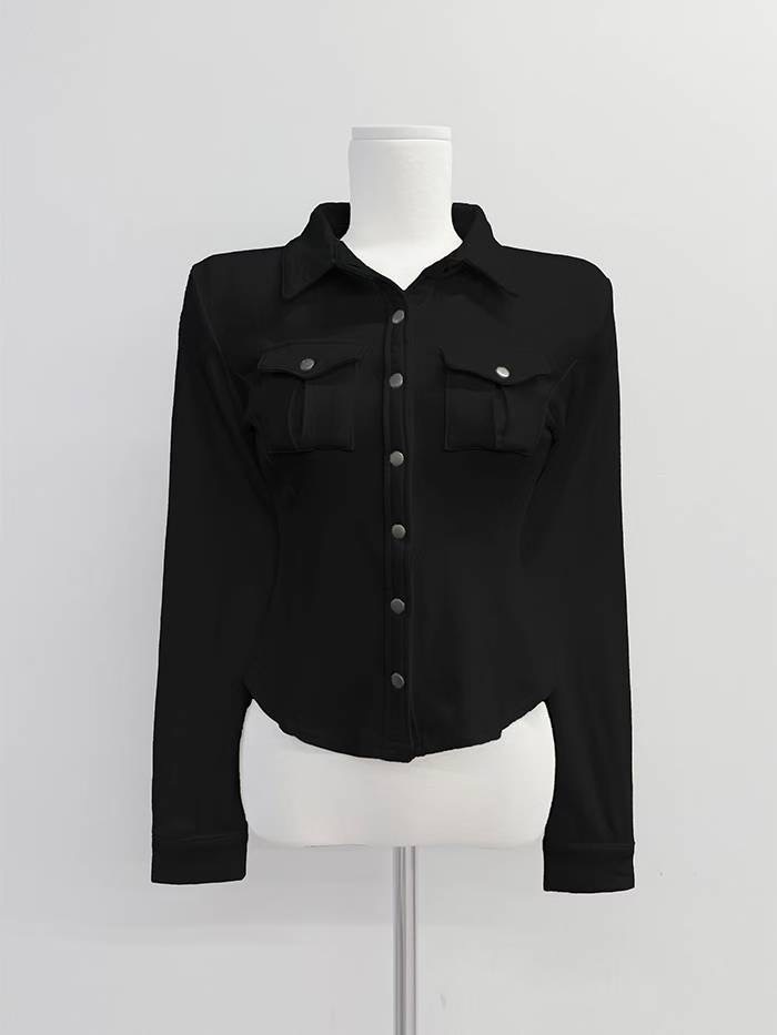 IT韓國直郵女裝新品時尚休閑熱賣人氣25秋冬推薦襯衫蕾絲衫IT襯衫/蕾絲衫圖色3