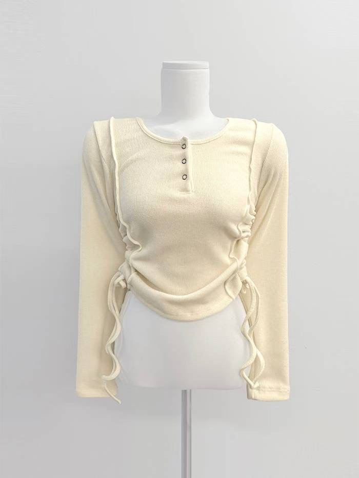 IT東大門實拍女裝新款時尚熱賣推薦人氣25秋冬休閑針織衫IT針織衫圖色1