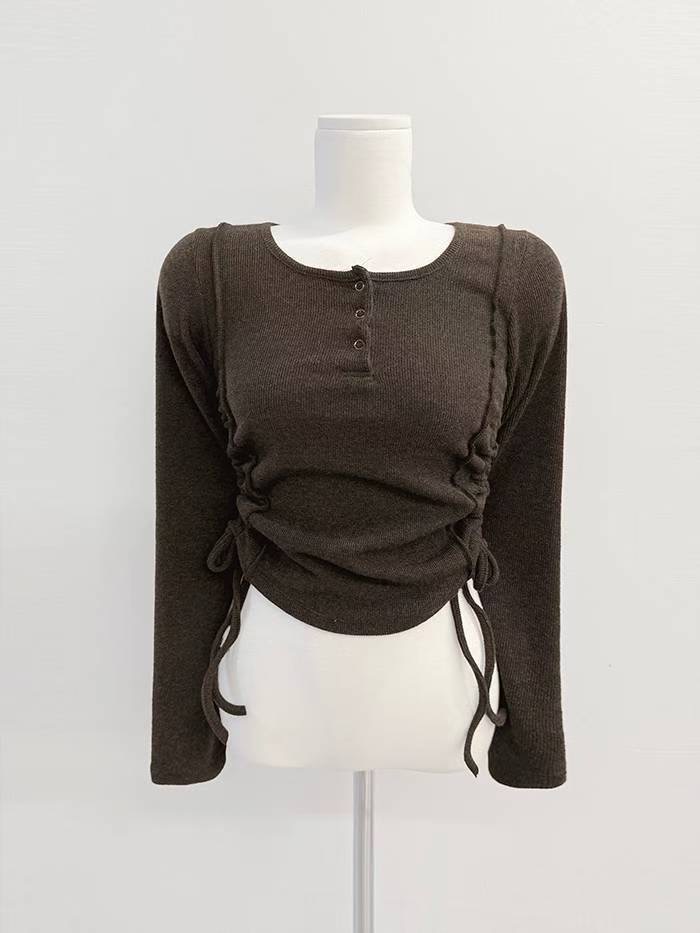 IT東大門實拍女裝新款時尚熱賣推薦人氣25秋冬休閑針織衫IT針織衫圖色3