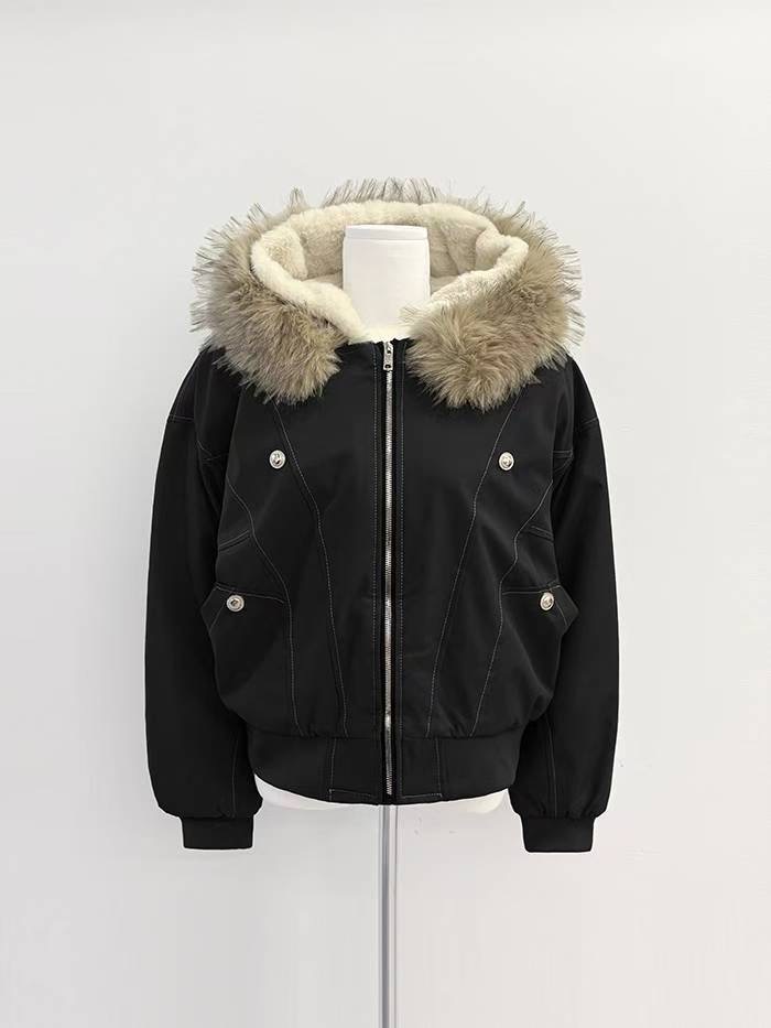 IT東大門代購女裝新品26春夏職業人氣推薦熱賣休閑短款棉服IT短款棉服圖色2