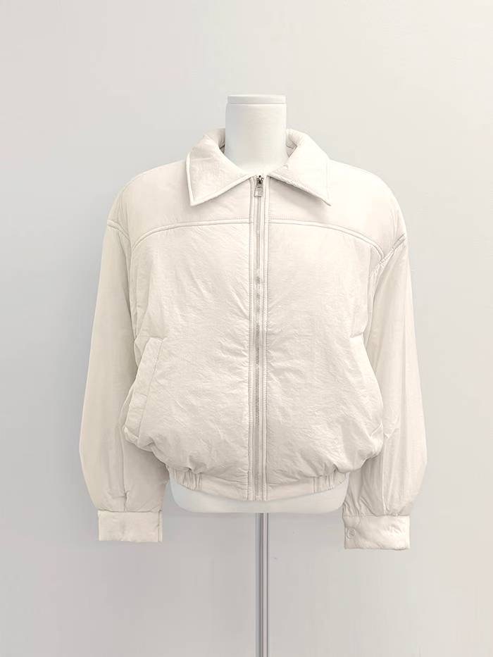 IT東大門代購女裝新款時尚人氣推薦真品職業休閑短款棉服IT短款棉服圖色1