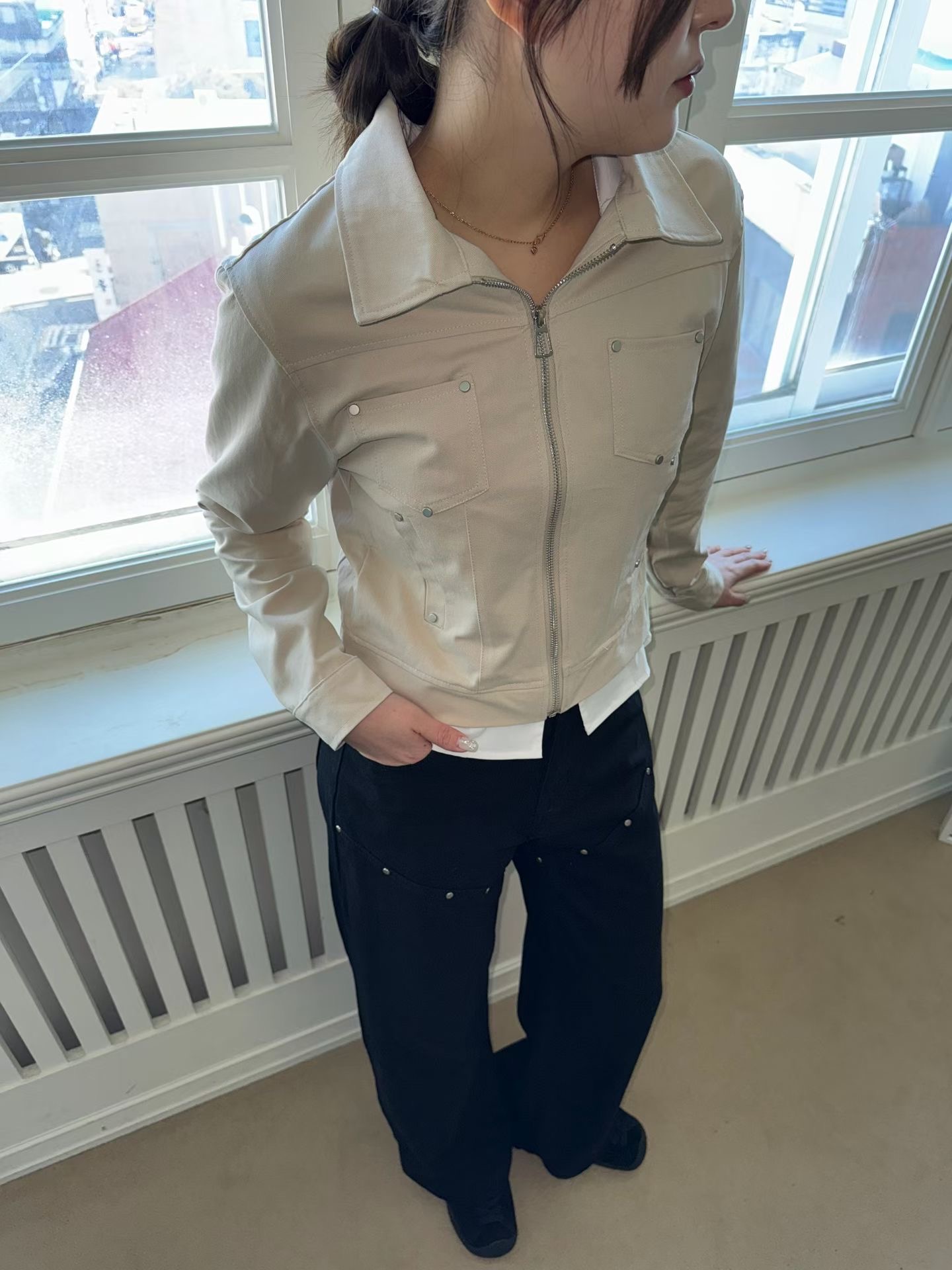 IT東大門實拍女裝新款真品時尚職業休閑熱賣26春夏推薦夾克IT夾克