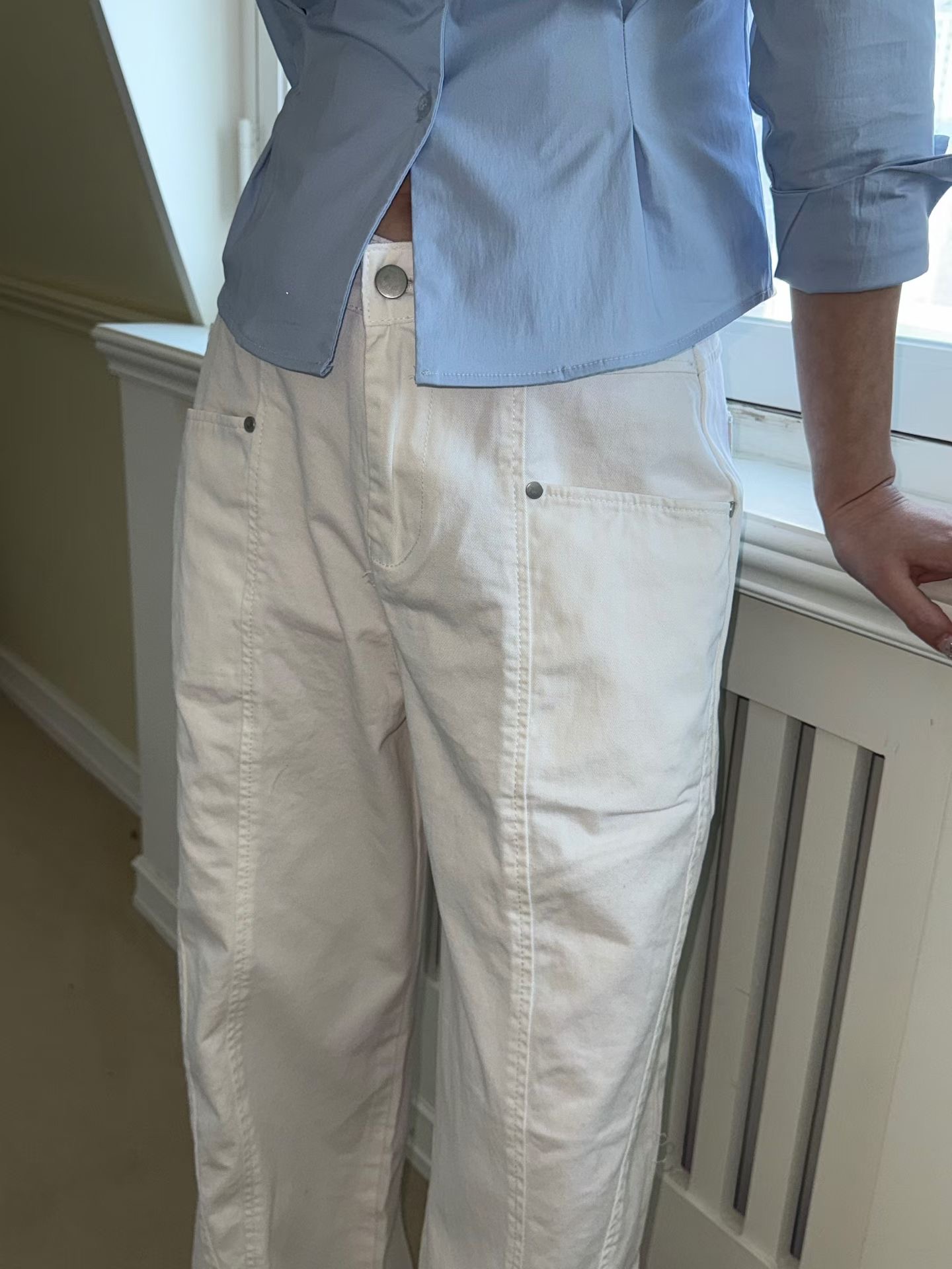 IT東大門代購女士新款26春夏人氣真品職業熱賣休閑牛仔褲IT牛仔褲