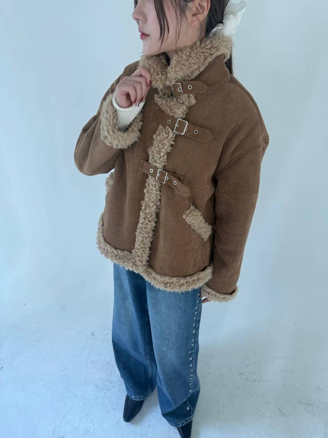 IT東大門直郵女士新款職業時尚人氣26春夏休閑熱賣短款大衣IT短款大衣