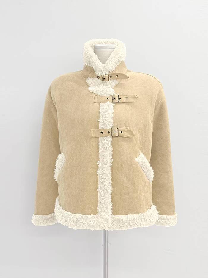 IT東大門直郵女士新款職業時尚人氣26春夏休閑熱賣短款大衣IT短款大衣圖色1