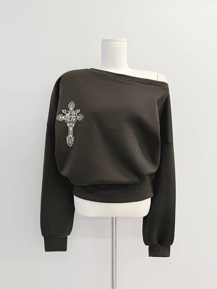 IT東大門實拍女裝新款休閑時尚26春夏熱賣人氣真品職業衛衣IT衛衣圖色2