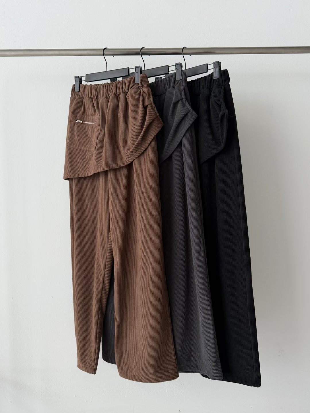 GUSSINE東大門實拍女裝新品休閑26春夏推薦真品人氣職業裙褲GUSSINE裙褲圖色3左三色