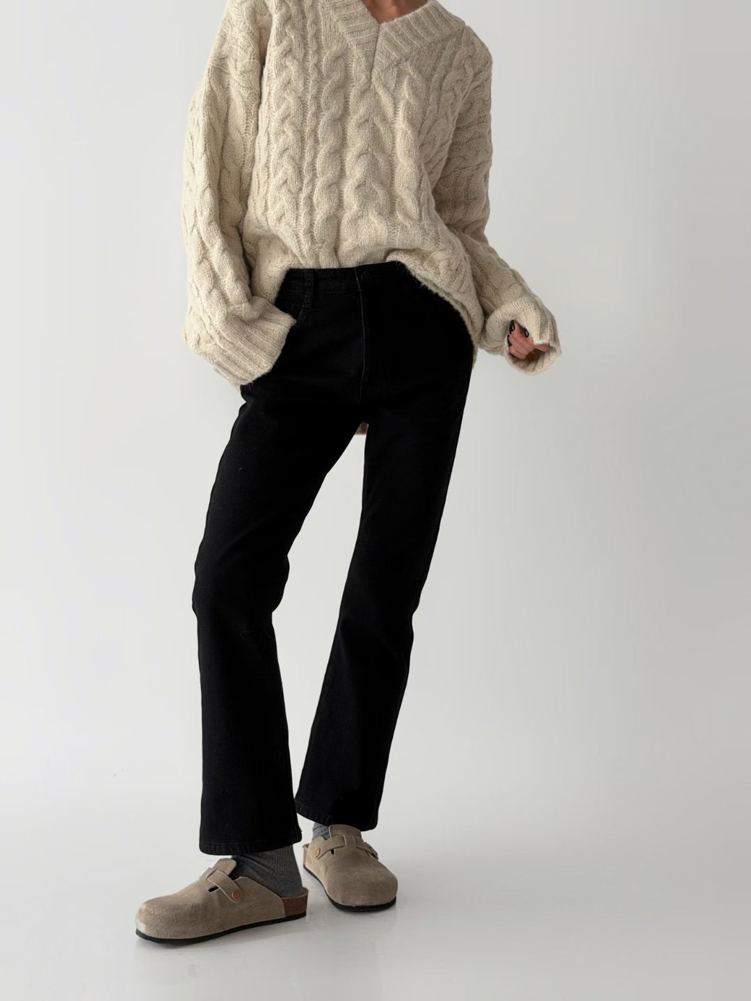 GUSSINE韓國代購女士新款真品休閑熱賣26春夏職業推薦牛仔褲GUSSINE牛仔褲